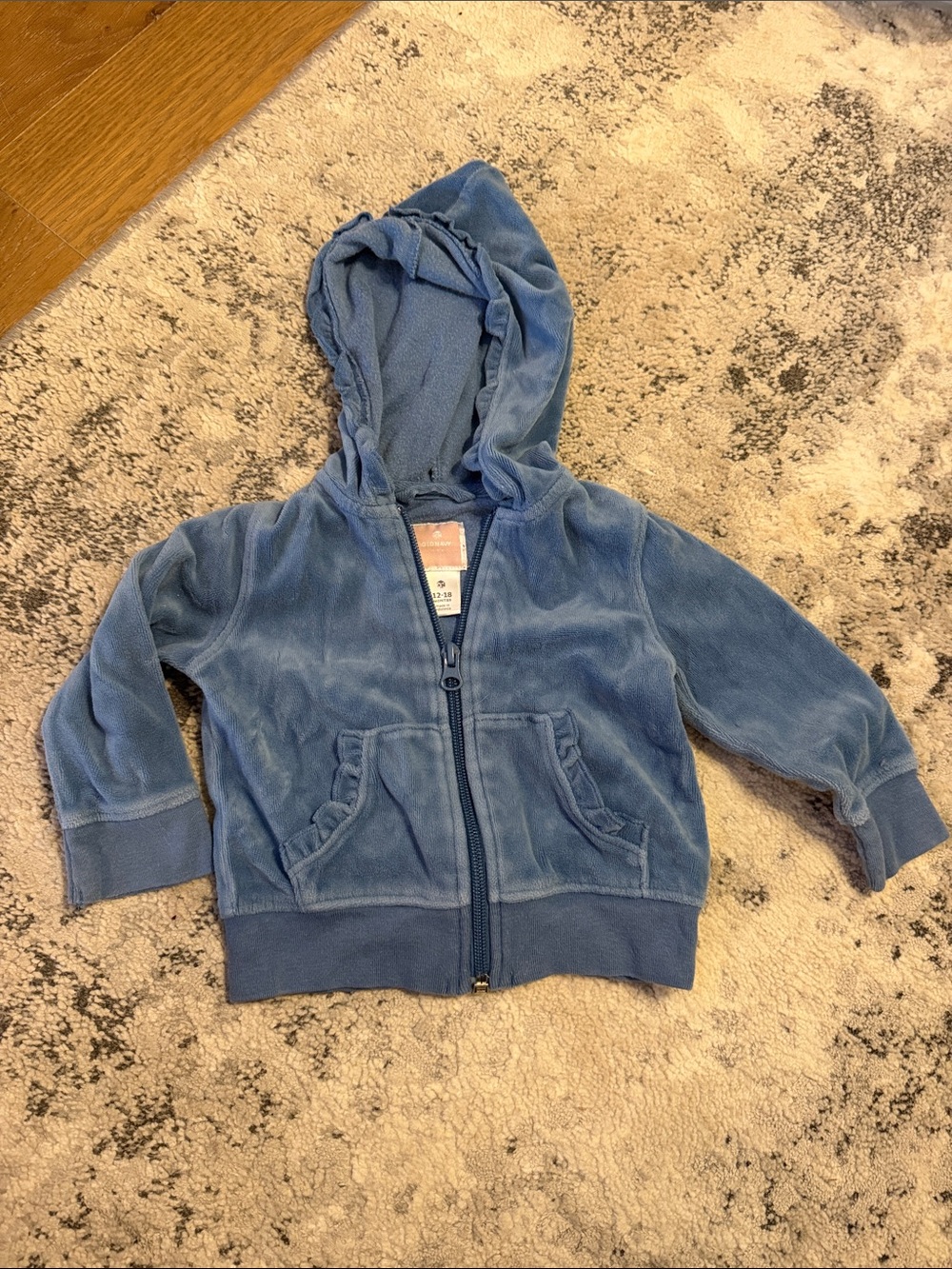 Old Navy Blue Hooded Zip Jacket for Kids